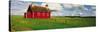 Small Red Schoolhouse, Battle Lake, Minnesota, USA-null-Stretched Canvas