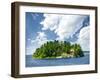 Small Rocky Island in Georgian Bay near Parry Sound, Ontario, Canada.-elenathewise-Framed Photographic Print