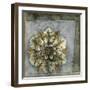 Small Rosette & Damask I-Jennifer Goldberger-Framed Art Print