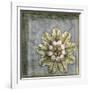 Small Rosette & Damask II-Jennifer Goldberger-Framed Art Print