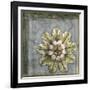 Small Rosette & Damask II-Jennifer Goldberger-Framed Art Print