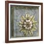 Small Rosette & Damask II-Jennifer Goldberger-Framed Art Print