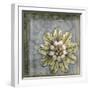 Small Rosette & Damask II-Jennifer Goldberger-Framed Art Print