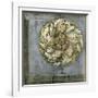 Small Rosette & Damask III-Jennifer Goldberger-Framed Art Print