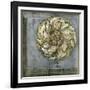 Small Rosette & Damask III-Jennifer Goldberger-Framed Art Print