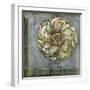 Small Rosette & Damask III-Jennifer Goldberger-Framed Art Print