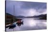 Small Sailboats on the Bank of Loch Leven. Glencoe Scotland UK-Tracey Whitefoot-Stretched Canvas