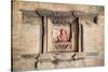 Small Sculpture In A Wooden Frame. Kathmandu. Nepal-Oscar Dominguez-Stretched Canvas