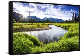 Small Section of the Upper Colorado River in Rocky Mountain National Park-Matt Jones-Framed Stretched Canvas