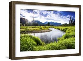 Small Section of the Upper Colorado River in Rocky Mountain National Park-Matt Jones-Framed Photographic Print