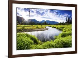 Small Section of the Upper Colorado River in Rocky Mountain National Park-Matt Jones-Framed Photographic Print