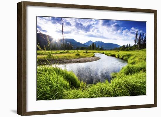Small Section of the Upper Colorado River in Rocky Mountain National Park-Matt Jones-Framed Photographic Print