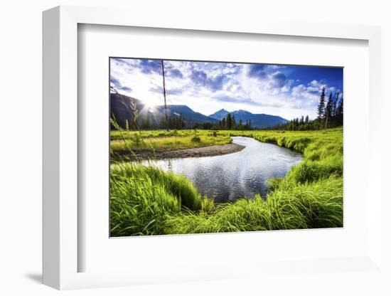 Small Section of the Upper Colorado River in Rocky Mountain National Park-Matt Jones-Framed Photographic Print