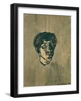 Small Self-Portrait, 1904-Nikolai Astrup-Framed Giclee Print