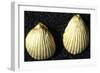 Small, Shell-Shaped Gold Pendants, from Burial Mound in Mining Village in Wadi Terfowi-null-Framed Giclee Print