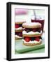 Small Sponge Cake with Berry and Cream Filling-Frank Wieder-Framed Photographic Print