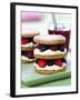 Small Sponge Cake with Berry and Cream Filling-Frank Wieder-Framed Photographic Print