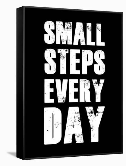 Small Steps Every Day-null-Framed Stretched Canvas