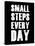 Small Steps Every Day-null-Stretched Canvas