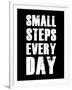 Small Steps Every Day-null-Framed Art Print