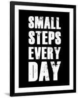 Small Steps Every Day-null-Framed Art Print