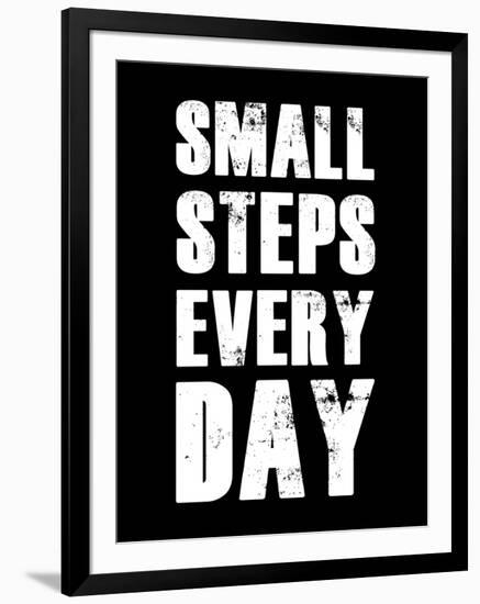 Small Steps Every Day-null-Framed Art Print