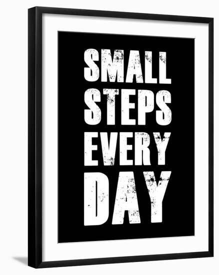 Small Steps Every Day-null-Framed Art Print