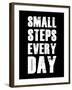 Small Steps Every Day-null-Framed Art Print