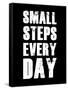 Small Steps Every Day-null-Framed Stretched Canvas