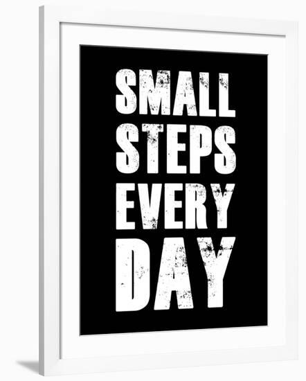 Small Steps Every Day-null-Framed Art Print