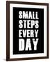 Small Steps Every Day-null-Framed Art Print