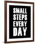 Small Steps Every Day-null-Framed Art Print