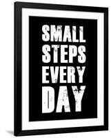 Small Steps Every Day-null-Framed Art Print