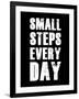 Small Steps Every Day-null-Framed Art Print