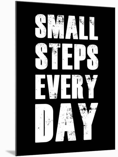 Small Steps Every Day-null-Mounted Art Print