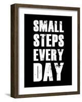 Small Steps Every Day-null-Framed Art Print