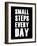 Small Steps Every Day-null-Framed Art Print