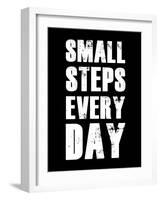 Small Steps Every Day-null-Framed Art Print