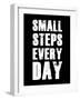 Small Steps Every Day-null-Framed Art Print