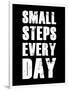 Small Steps Every Day-null-Framed Art Print
