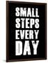 Small Steps Every Day-null-Framed Art Print