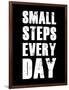 Small Steps Every Day-null-Framed Art Print