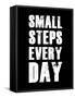 Small Steps Every Day-null-Framed Stretched Canvas