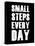 Small Steps Every Day-null-Stretched Canvas