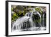 Small Stream Cascading over Rocks in Mountains of Kilauea-Michael DeFreitas-Framed Photographic Print