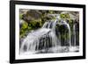 Small Stream Cascading over Rocks in Mountains of Kilauea-Michael DeFreitas-Framed Photographic Print