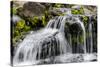 Small Stream Cascading over Rocks in Mountains of Kilauea-Michael DeFreitas-Stretched Canvas