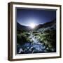 Small Stream in the Mountains at Sunset, Pirin National Park, Bulgaria-null-Framed Photographic Print