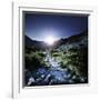 Small Stream in the Mountains at Sunset, Pirin National Park, Bulgaria-null-Framed Photographic Print