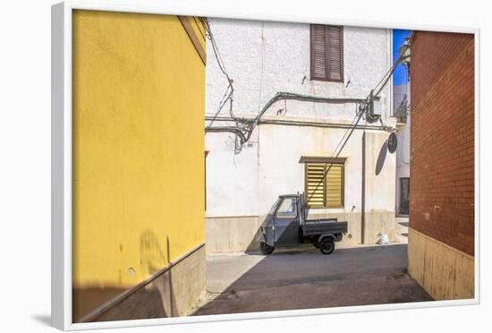 Small Street in Favignana, Sicily, Italy-Françoise Gaujour-Framed Photographic Print